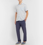 Faherty - Printed Cotton-Voile Shirt - Blue