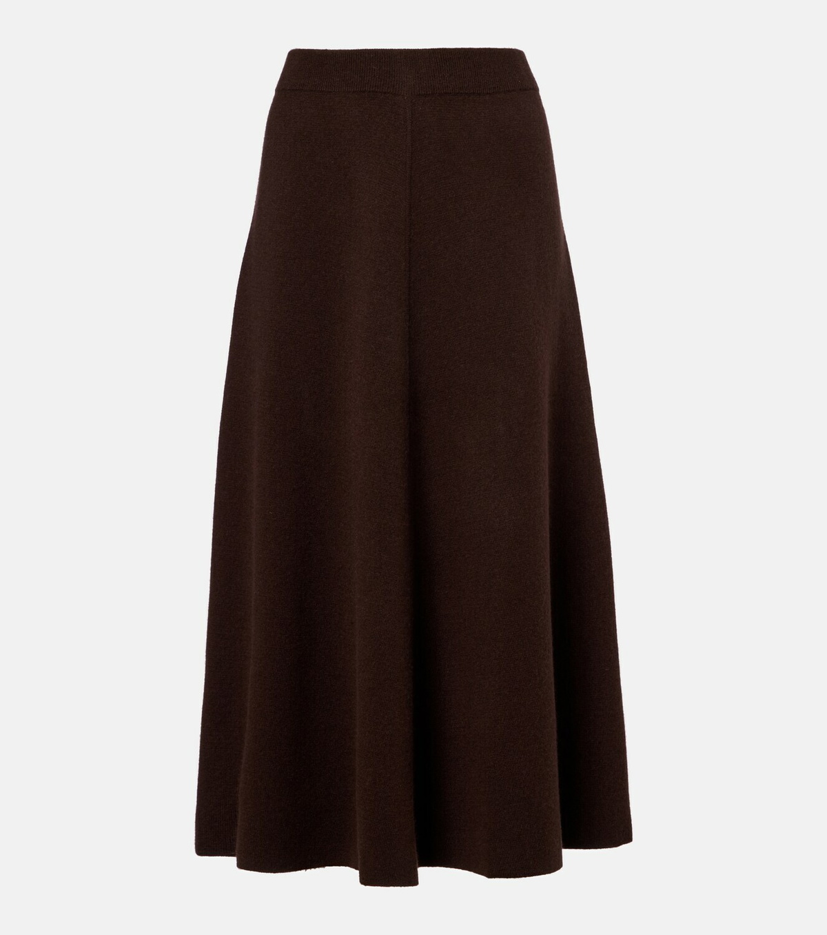 Jardin des Orangers Wool and cashmere midi skirt