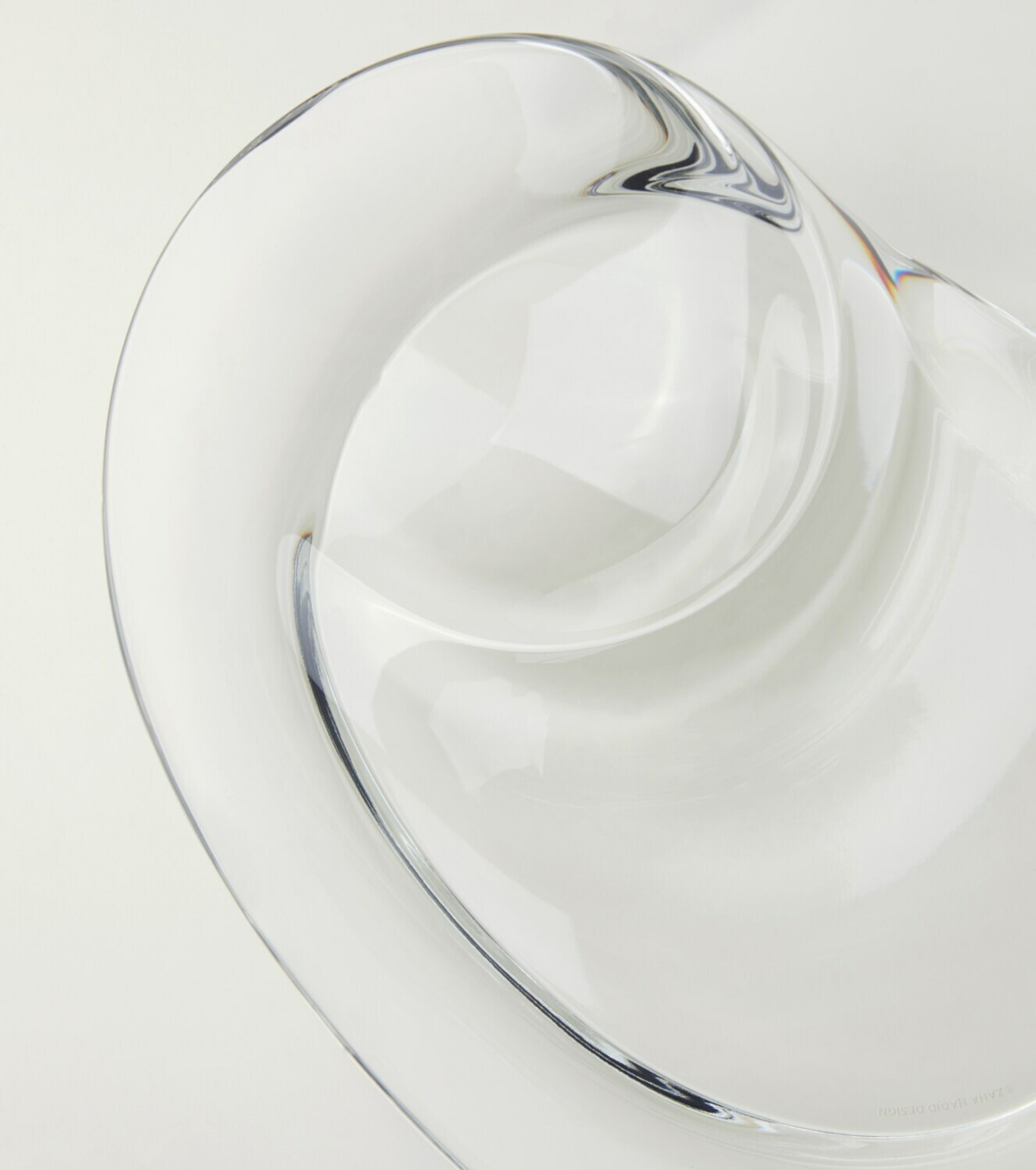 Zaha Hadid Design Swirl crystal bowl
