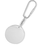 A.P.C. - Logo-Engraved Silver-Tone Key Fob - Men - Silver