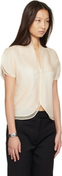 KHAITE Beige Briar Top