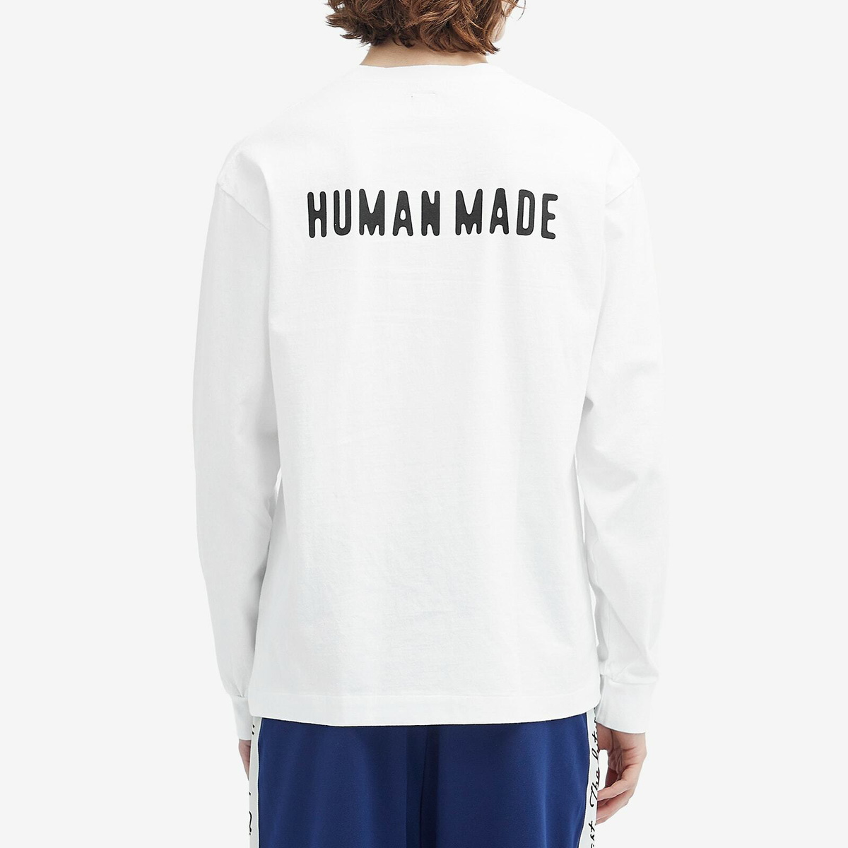 【Human Made】 Graphic L/S T-Shirt White Human Made Men's graphic l/s t-shirt in White Human Made