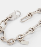 Acne Studios Logo pendant chain necklace