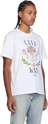 Casablanca White 'Casa Way' T-Shirt