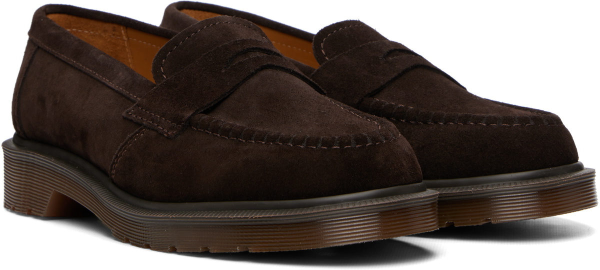 Dr. Martens Brown Delapre Penny Loafers