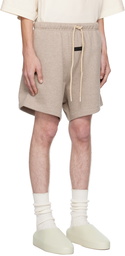 Fear of God ESSENTIALS Beige Drawstring Shorts