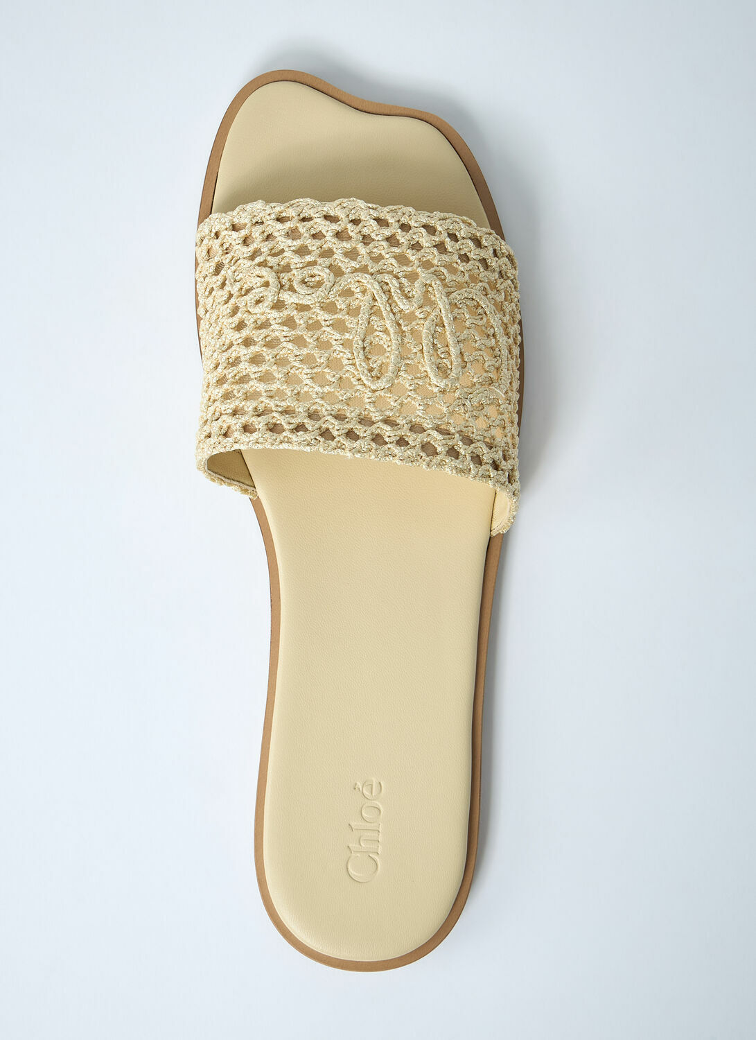 Chloé Logo Motif Slides