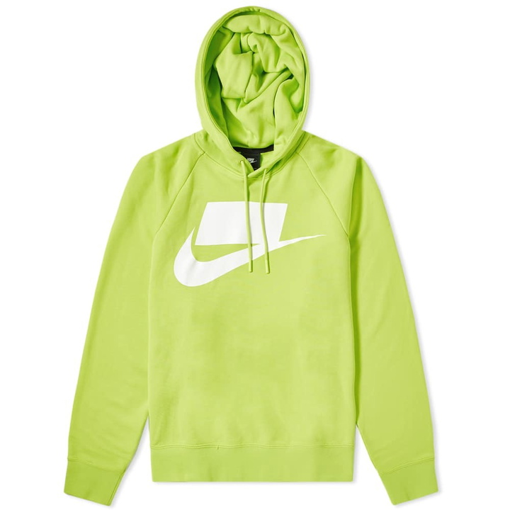 Photo: Nike NSW Block Futura Popover Hoody Cyber & White