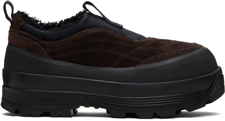 Photo: Diemme Brown & Black Badia Basso Shearling Sneakers