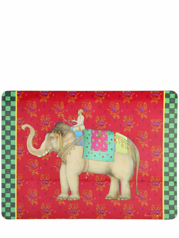 Photo: LISA CORTI Ololay Elephant Lacquered Cork Placemat