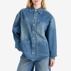 House Of Sunny Women's Take a Trip Denim Shirt in Blue Wash