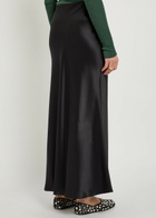 Gabriela Hearst Frei Silk Skirt Black