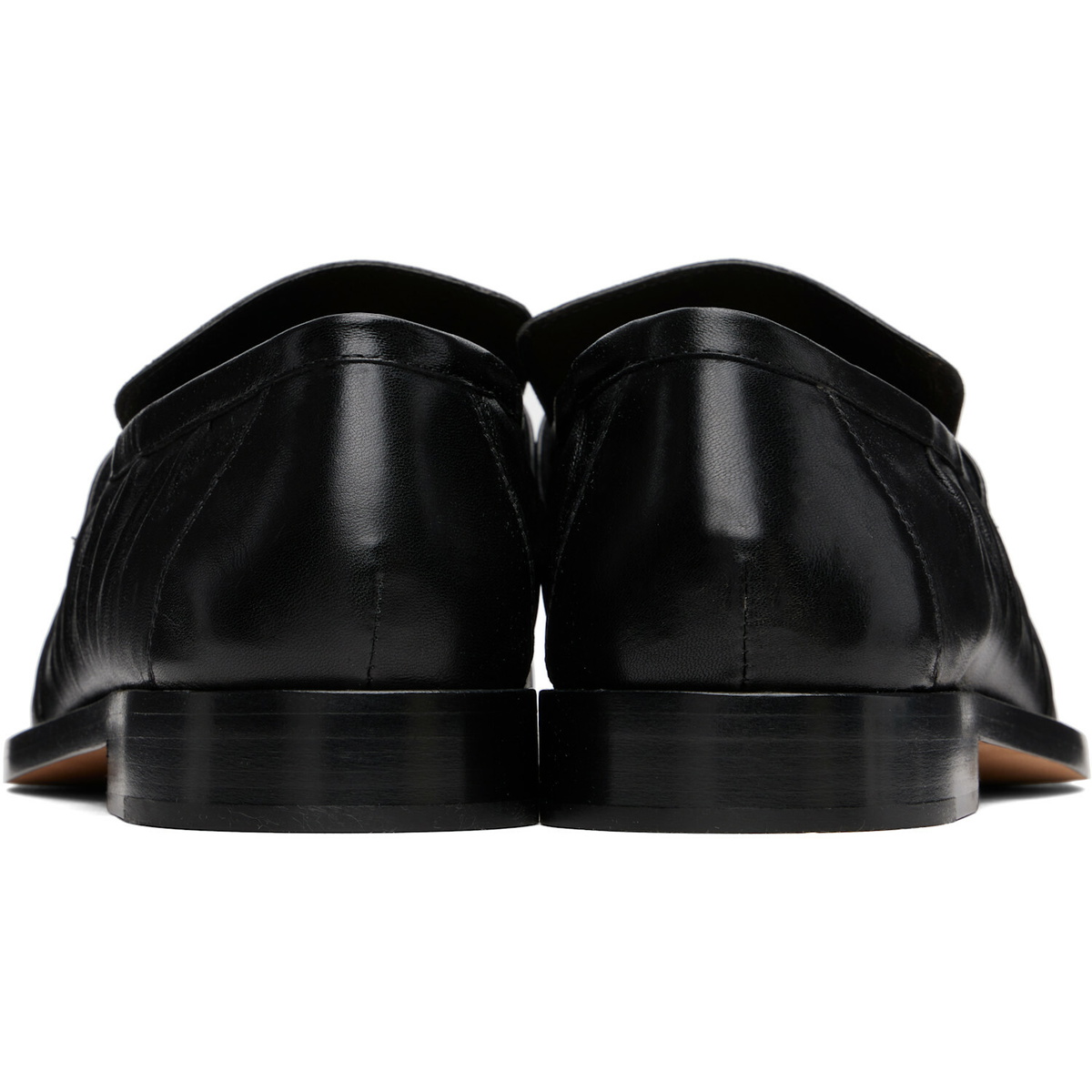 Bottega Veneta Black Astaire Loafers