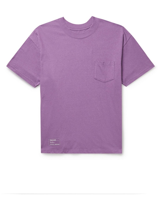 Photo: Entireworld - Recycled Slub Cotton-Jersey T-Shirt - Purple