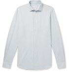 Incotex - Ween Slim-Fit Cutaway-Collar Cotton Shirt - Men - Light blue