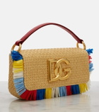 Dolce&Gabbana 3.5 Small raffia-effect crossbody bag