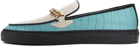 Human Recreational Services Off-White & Blue El Dorado Loafers