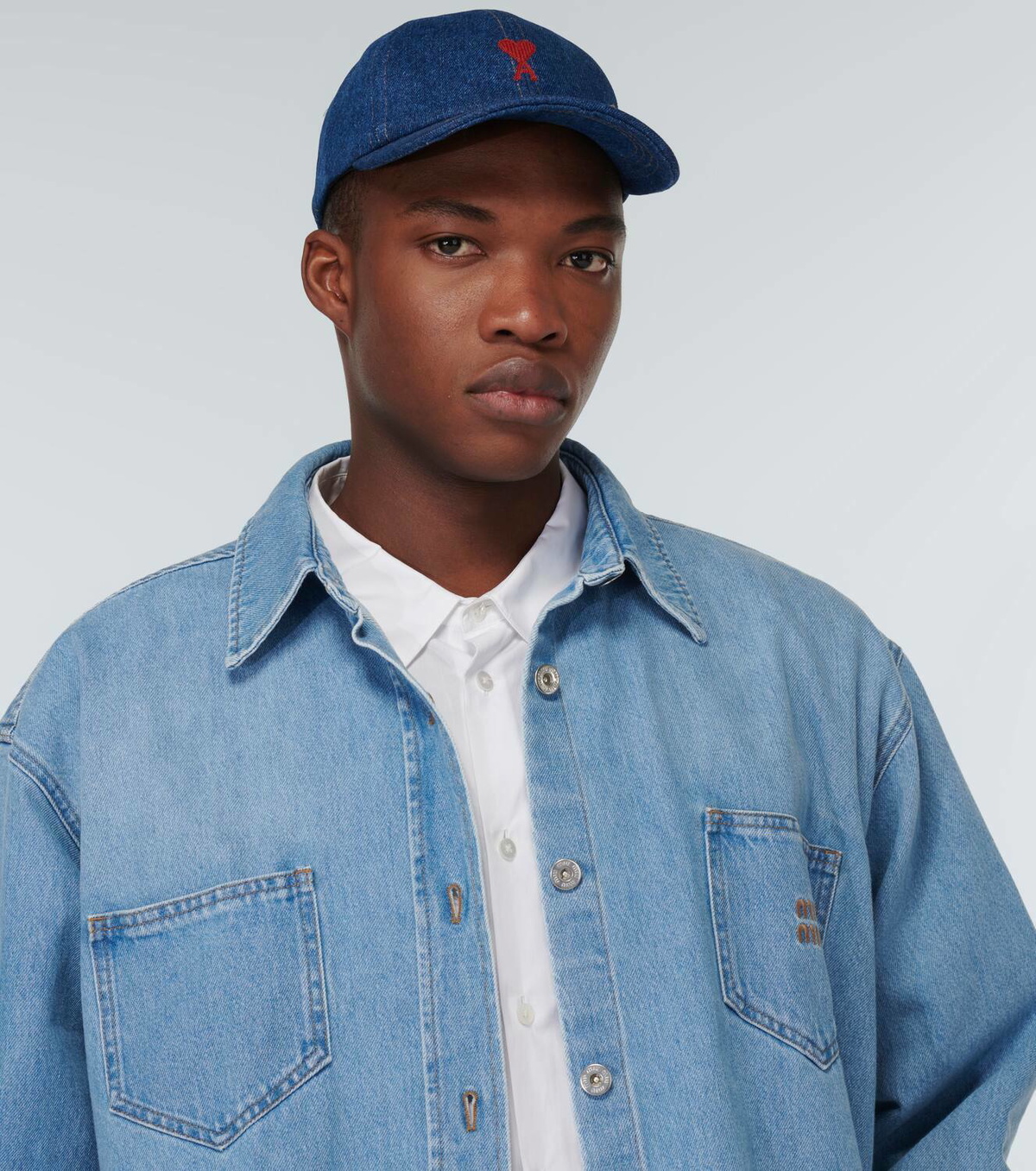 帽子 AMI Paris / Ami de Coeur baseball cap Black Cap | Ami De Coeur | AMI PARIS US