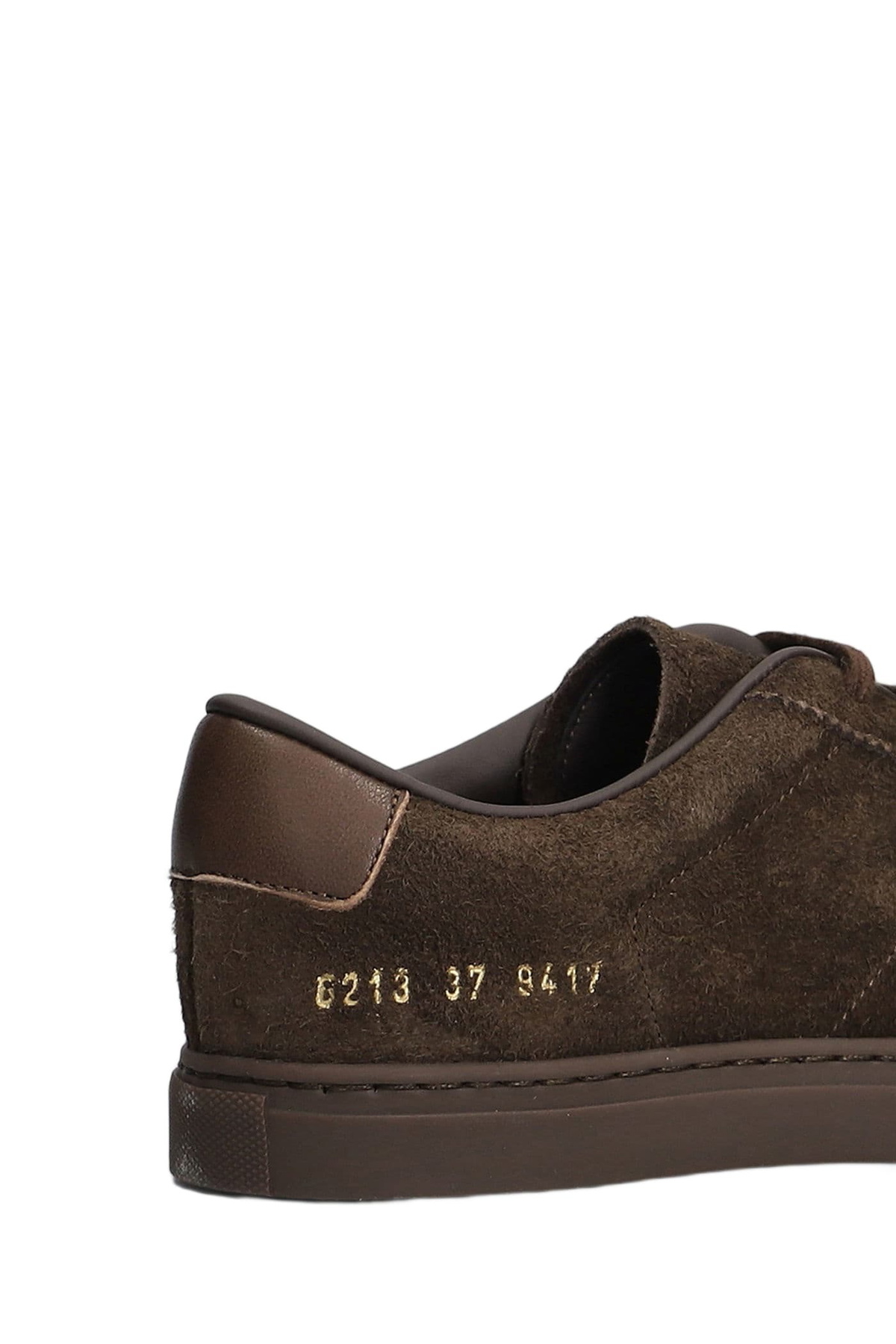 Common Projects Field Trainer Sneakers In Brown Suede