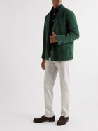 Boglioli - Unstructured Stretch-Cotton Corduroy Blazer - Green