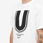 Undercover Men's Radiating U Logo T-Shirt in White