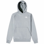 The North Face Men's Raglan Redbox Popover Hoody in Tradewinds Grey