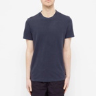 Moncler Men's Taped Seam Logo T-Shirt in Navy