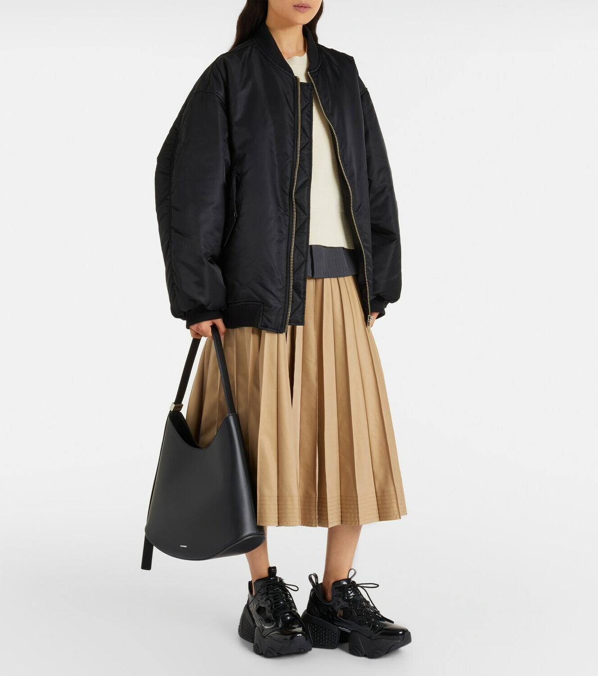 Noir Kei Ninomiya x Reebok platform sneakers