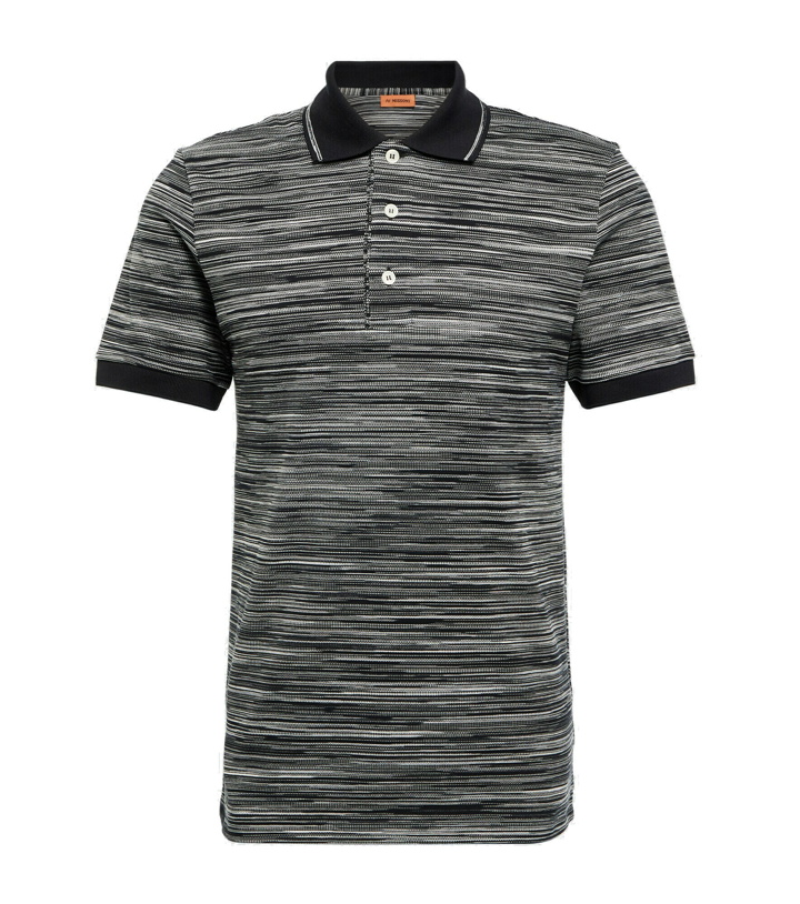 Photo: Missoni - Space-dyed cotton jersey polo shirt