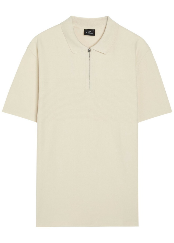 Photo: PS Paul Smith Piqué Cotton Polo Shirt White