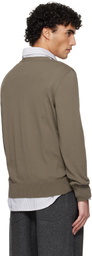 A.P.C. Khaki Cotton Sweater