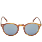 Oliver Peoples Gregory Peck Sunglasses in Semi-Matte Lbr/Indigo