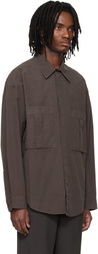 AGOLDE Brown Clark Shirt