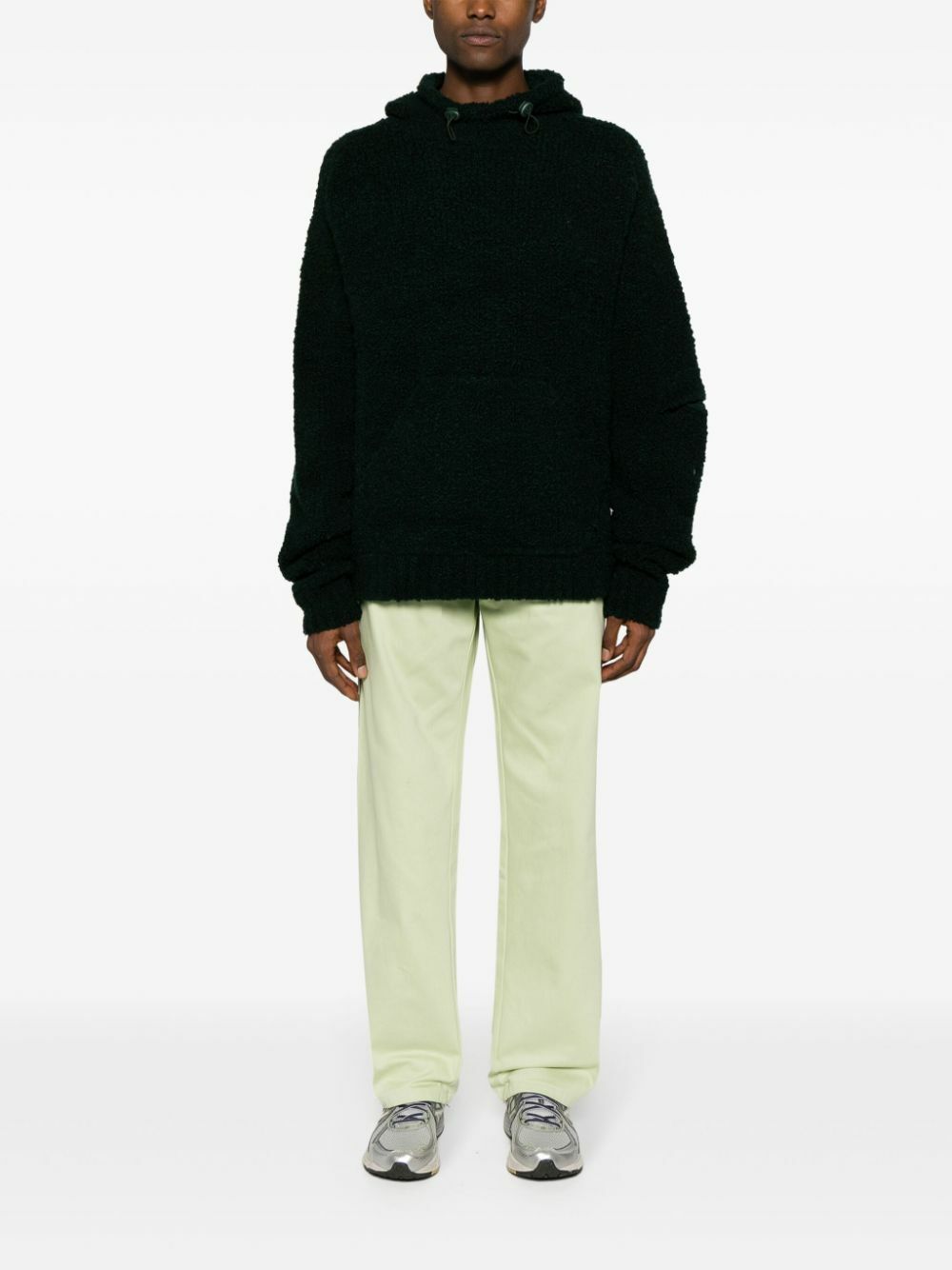 Robyn Lynch Green 3D Merino Wool Hoodie