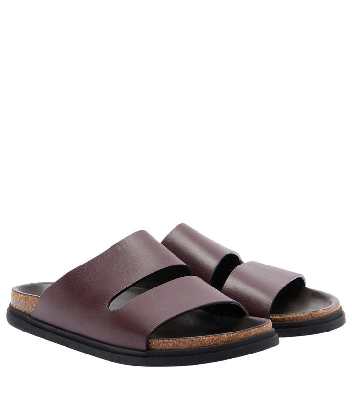 Photo: The Row Band leather slides