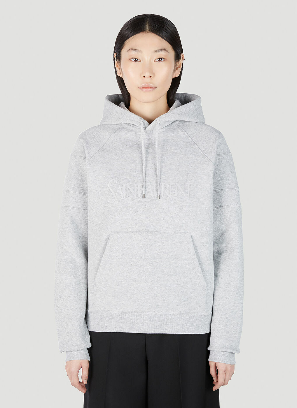 Saint laurent best sale grey sweatshirt