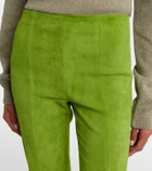 Stouls Gege suede flared pants