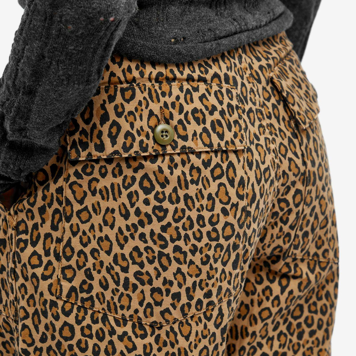 Brown Leopard Print Flared Leg Trousers | New Look