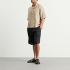 Studio Nicholson Men's Oryn Short Sleeve Shirt in Sand