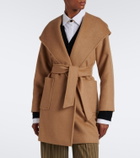 Max Mara Camel hair wrap coat