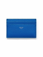 CELINE - Logo-Print Full-Grain Leather Cardholder