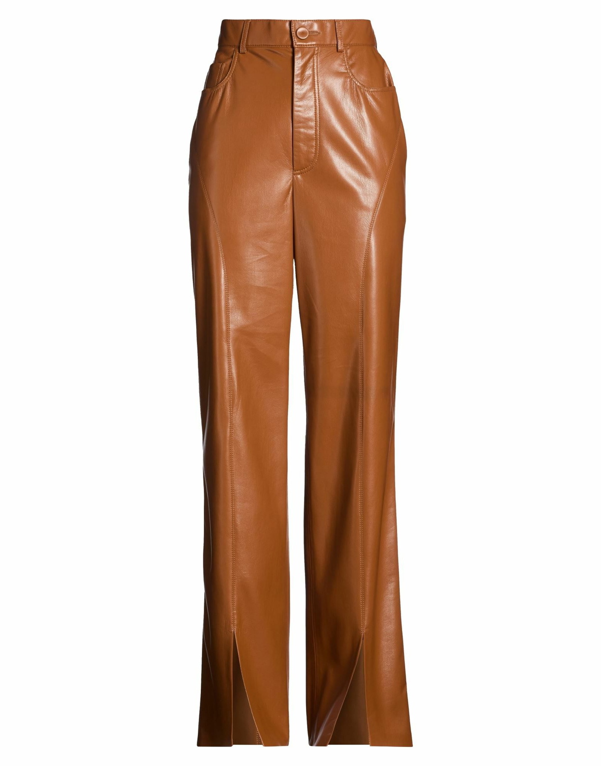 Nanushka Womens Pants Tan