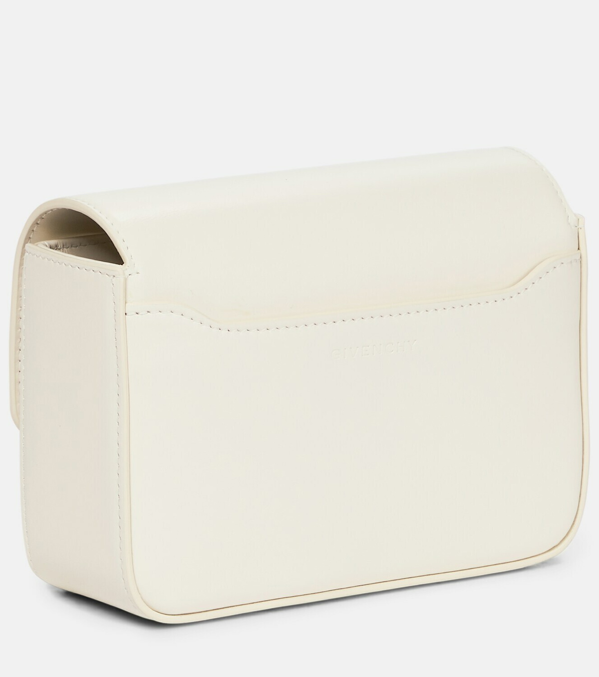 ショルダーバッグ・ポシェット GIVENCHY 4G SMALL SMOOTH LEATHER CROSSBODY BAG Givenchy Small 4G Crossbody Box Bag Cloud Grey Leather NWT