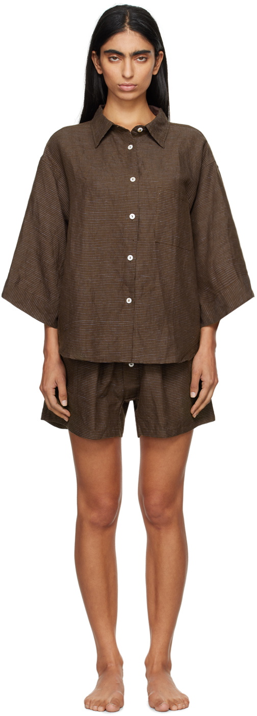 Deiji Studios Brown 03 Pyjama Set