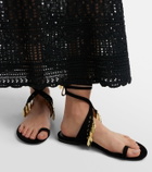 Isabel Marant Dreena embellished suede sandals