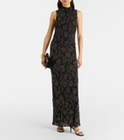Veronica Beard Sylven beaded georgette maxi dress