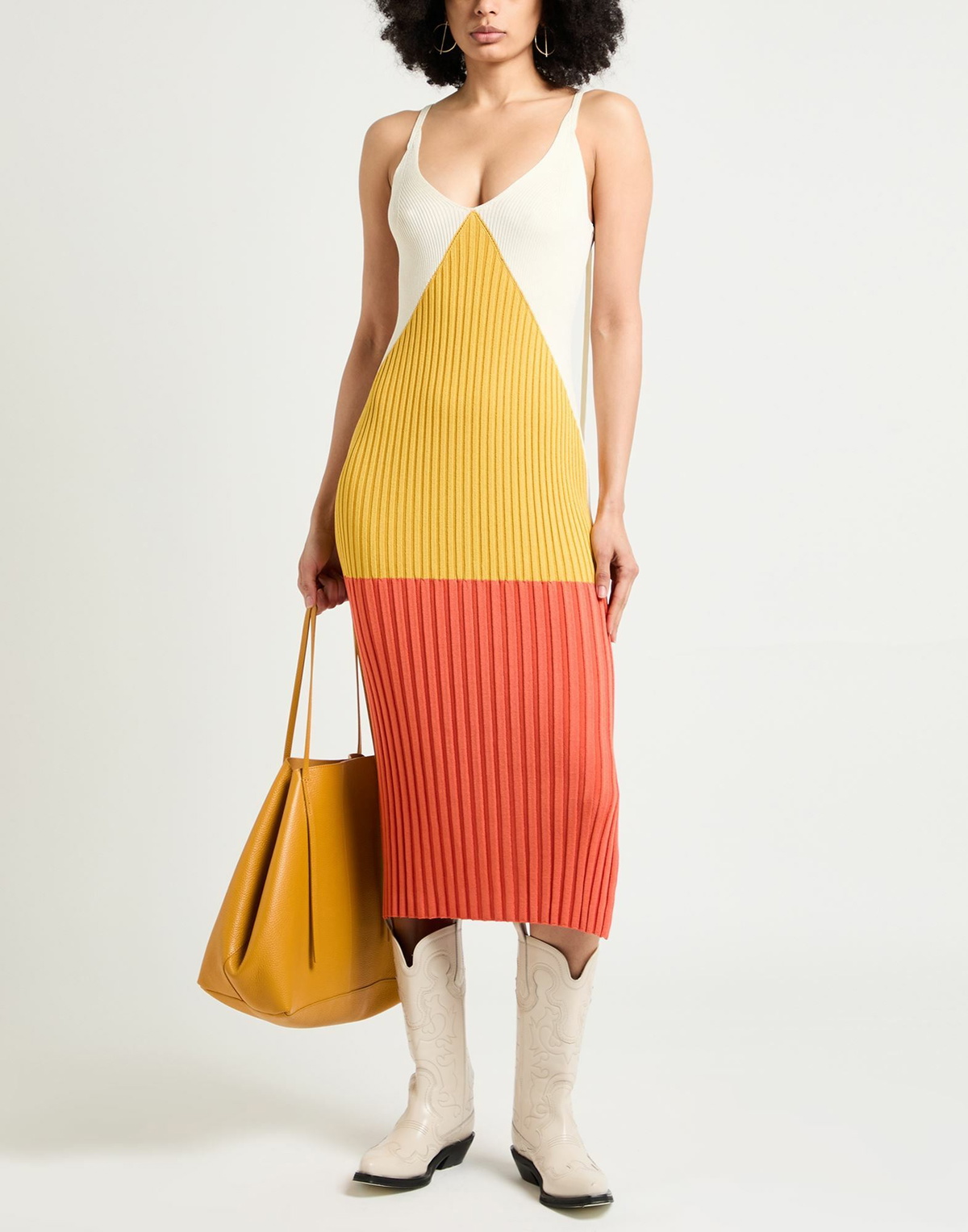 Partow Womens Midi dress Marigold