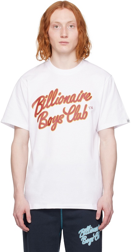Photo: Billionaire Boys Club White Script T-Shirt