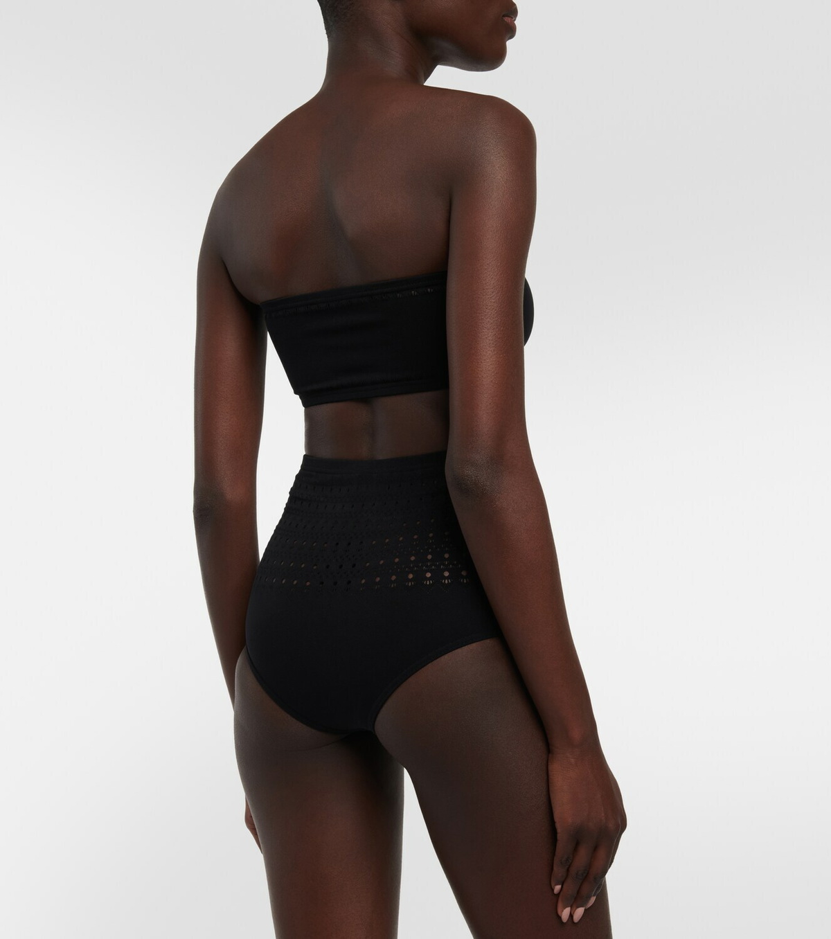 ビキニ ALAIA Women Swimsuit AA9B0382J085B 995 Black ALAÏA ALAΪA Twist Bikini Set in Noir Alaia | FWRD