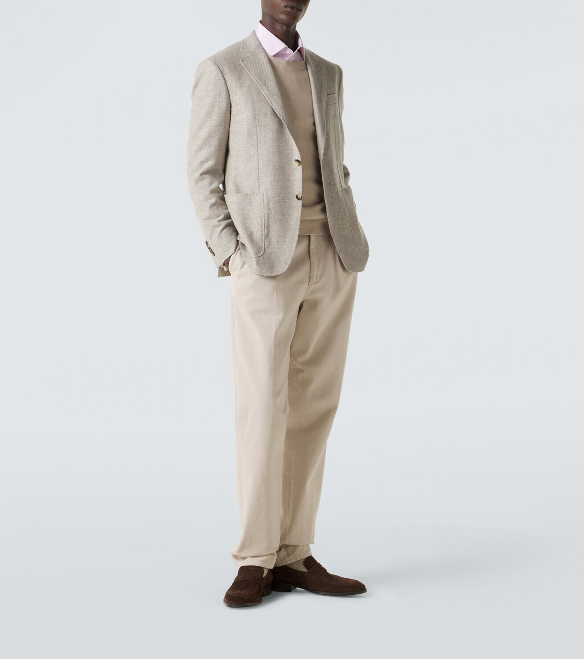 Canali Suede penny loafers